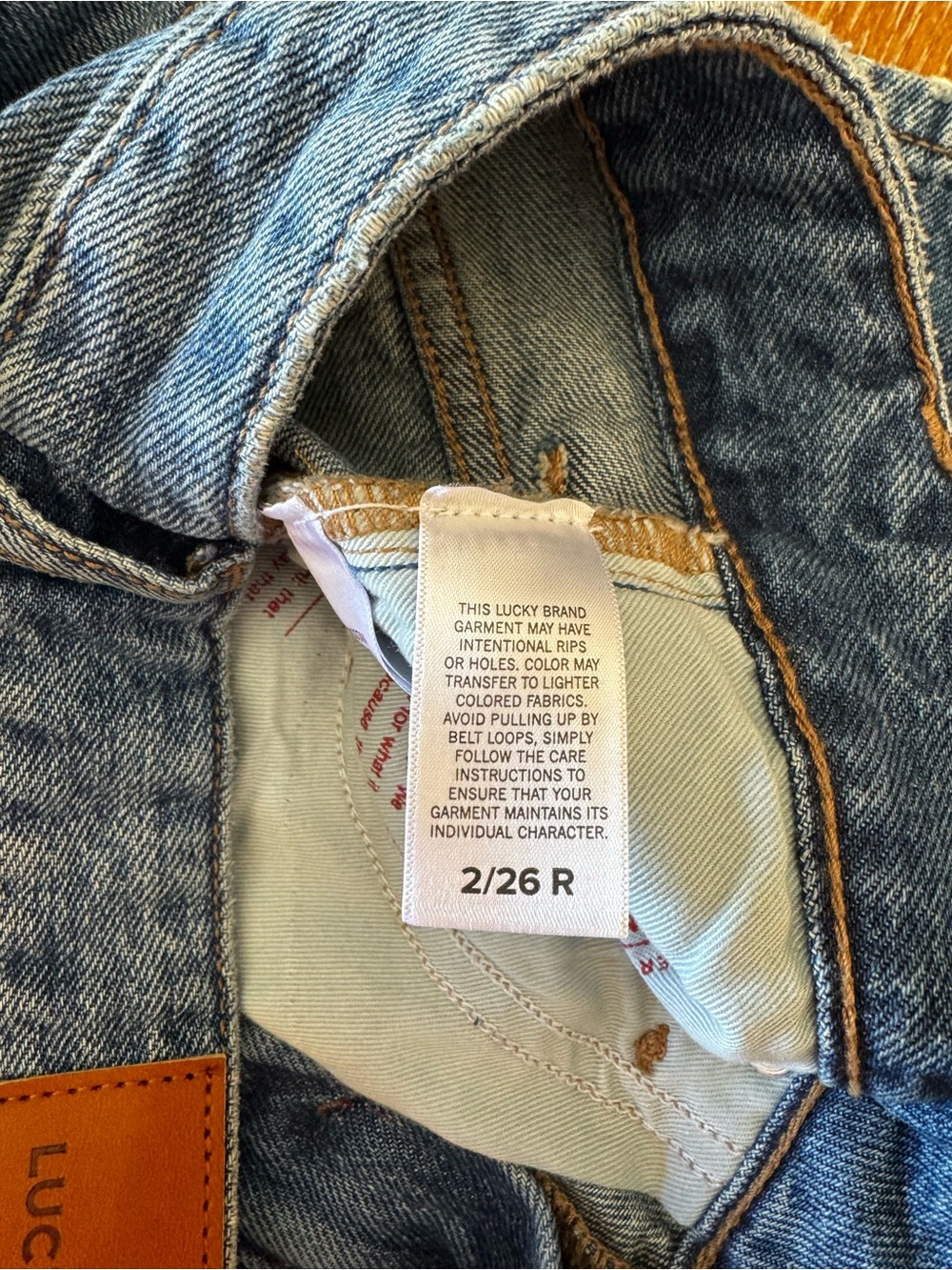 NEW Lucky Brand Baggy Wide Leg jeans 2 / 26 - Picture 10 of 12